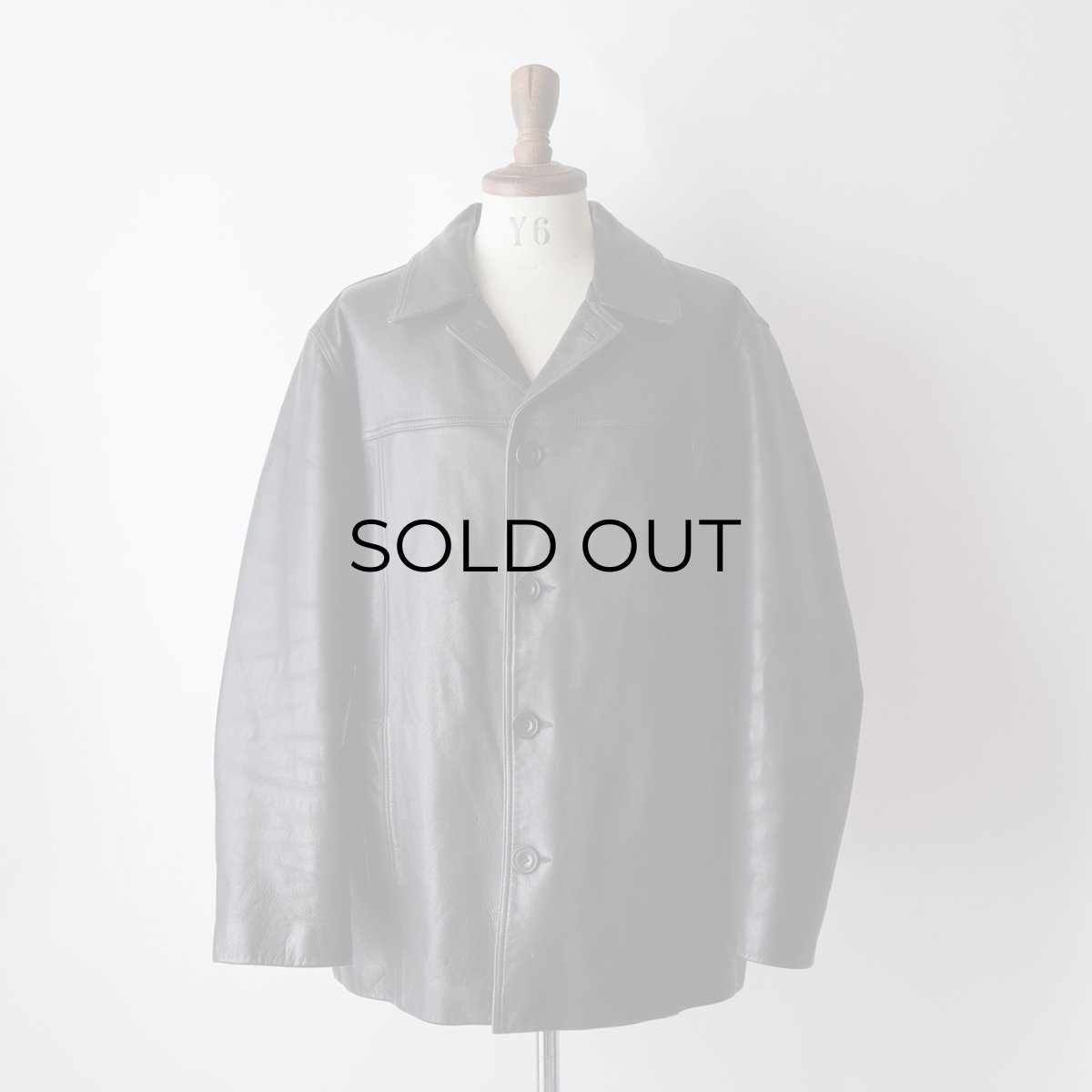 画像12: 90's J.CREW LEATHER WOOL LINING CAR COAT (12)