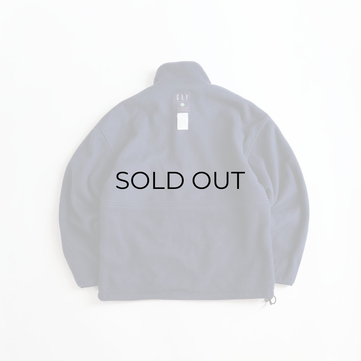 画像4: 90's GAP "ARCTIC LIGHT FLEECE" NYLON x FLEECE "GLISSADE style" REVERSIBLE PULLOVER JACKET (4)