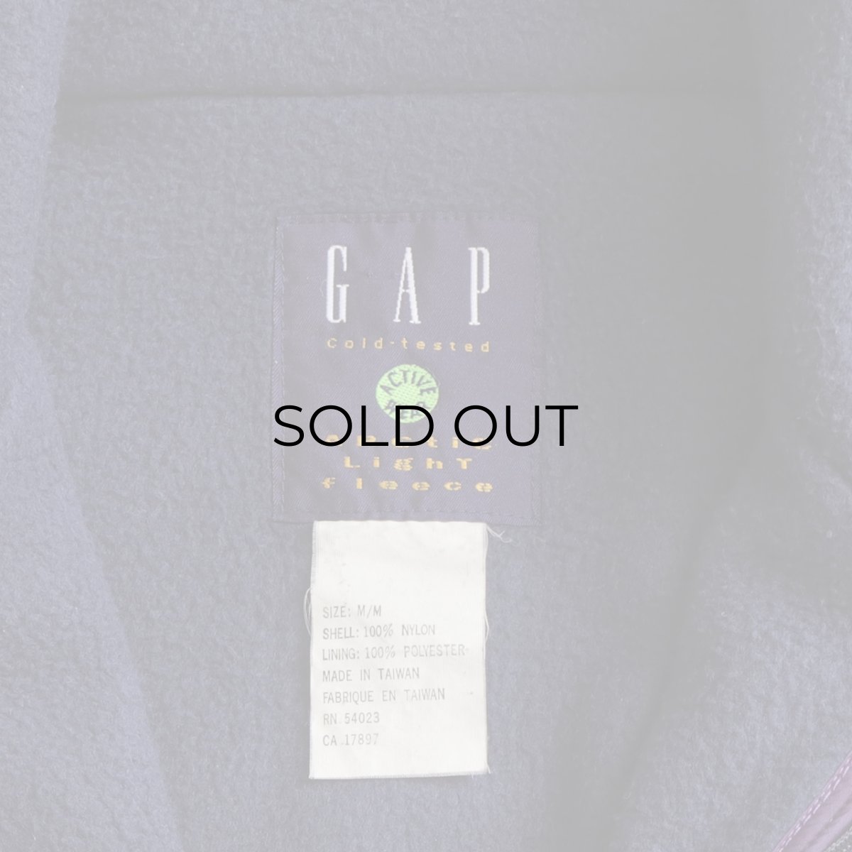 画像11: 90's GAP "ARCTIC LIGHT FLEECE" NYLON x FLEECE "GLISSADE style" REVERSIBLE PULLOVER JACKET (11)