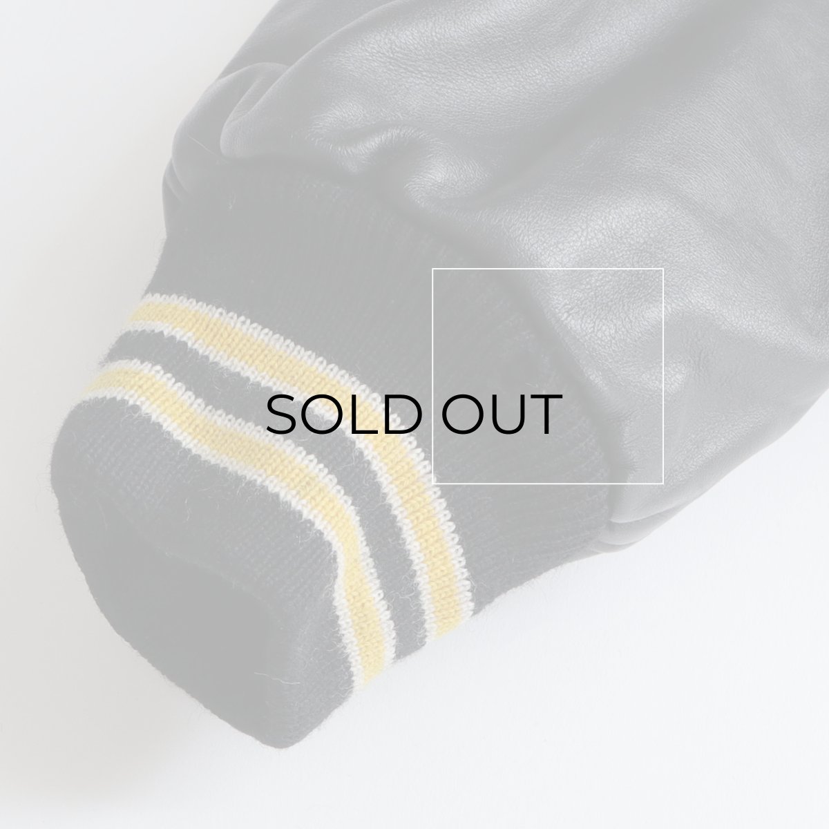 画像14: 〜90's ATHLETES CORNER WOOL MELTON BACK LETTERED LEATHER SLEEVE VARSITY JACKET "MADE IN USA" (14)