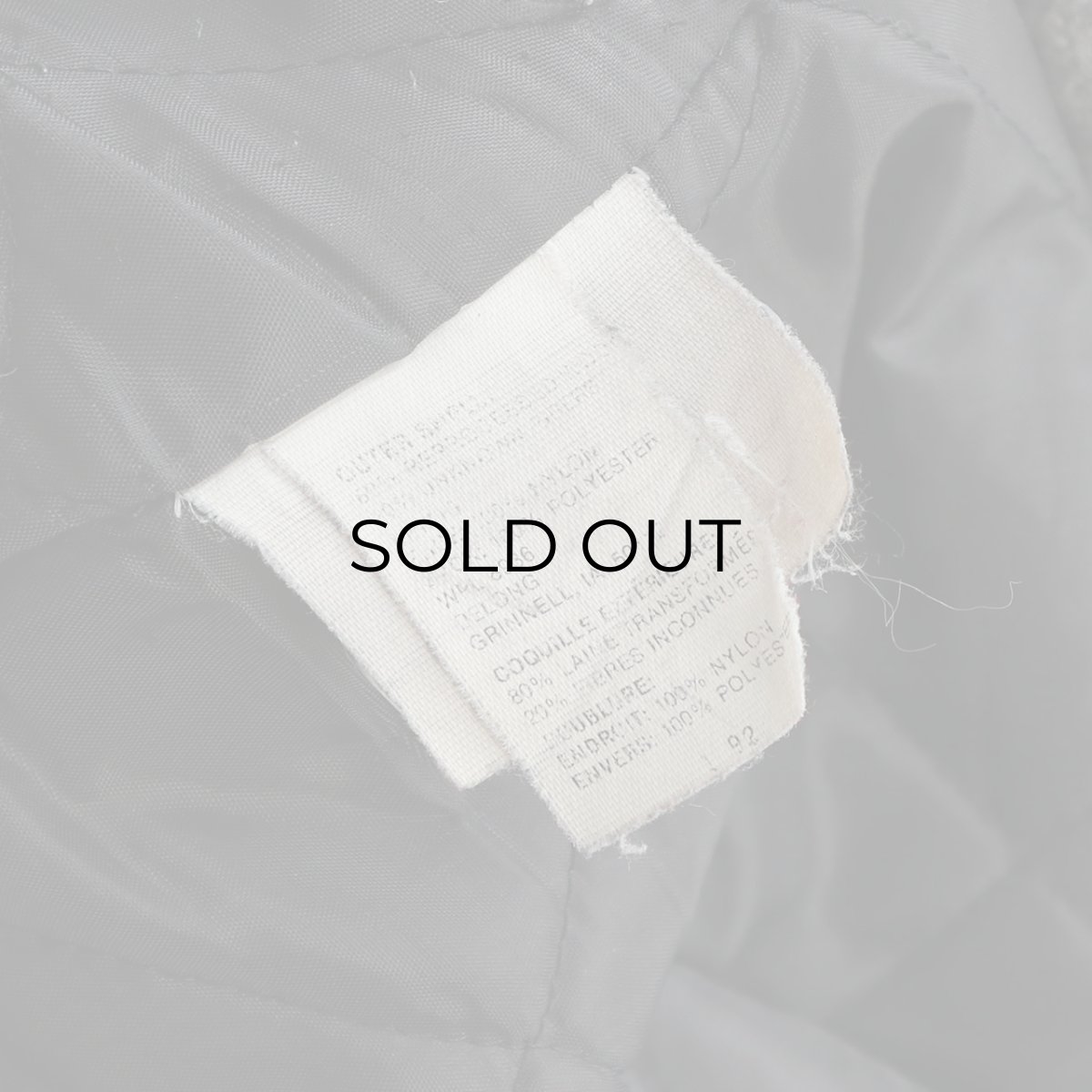 画像9: 〜90's ATHLETES CORNER WOOL MELTON BACK LETTERED LEATHER SLEEVE VARSITY JACKET "MADE IN USA" (9)