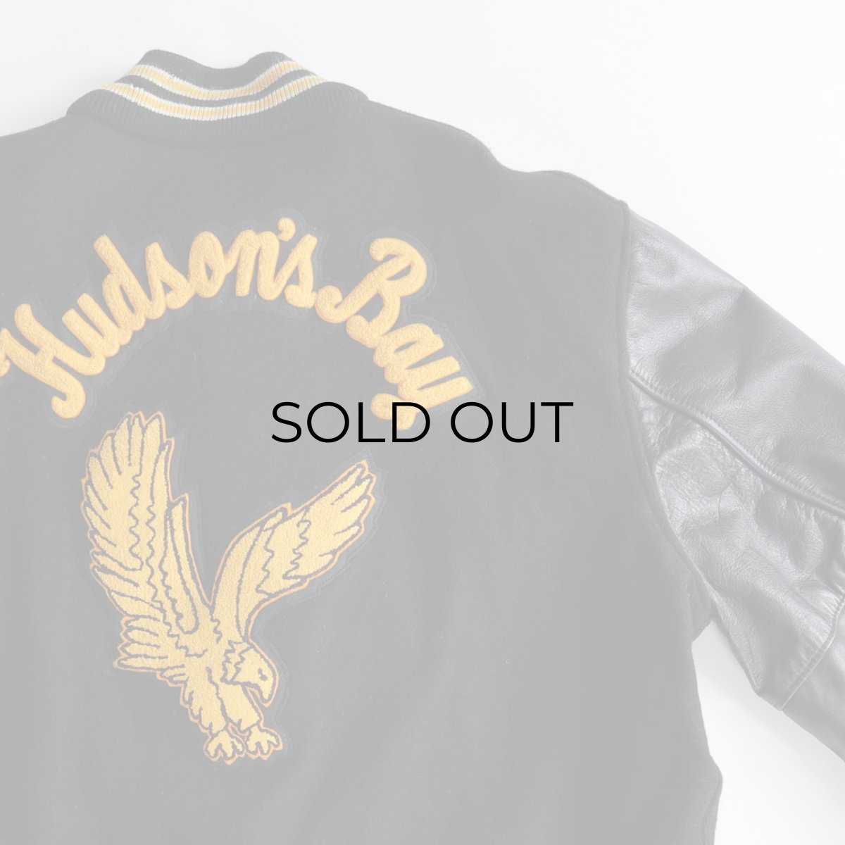 画像6: 〜90's ATHLETES CORNER WOOL MELTON BACK LETTERED LEATHER SLEEVE VARSITY JACKET "MADE IN USA" (6)