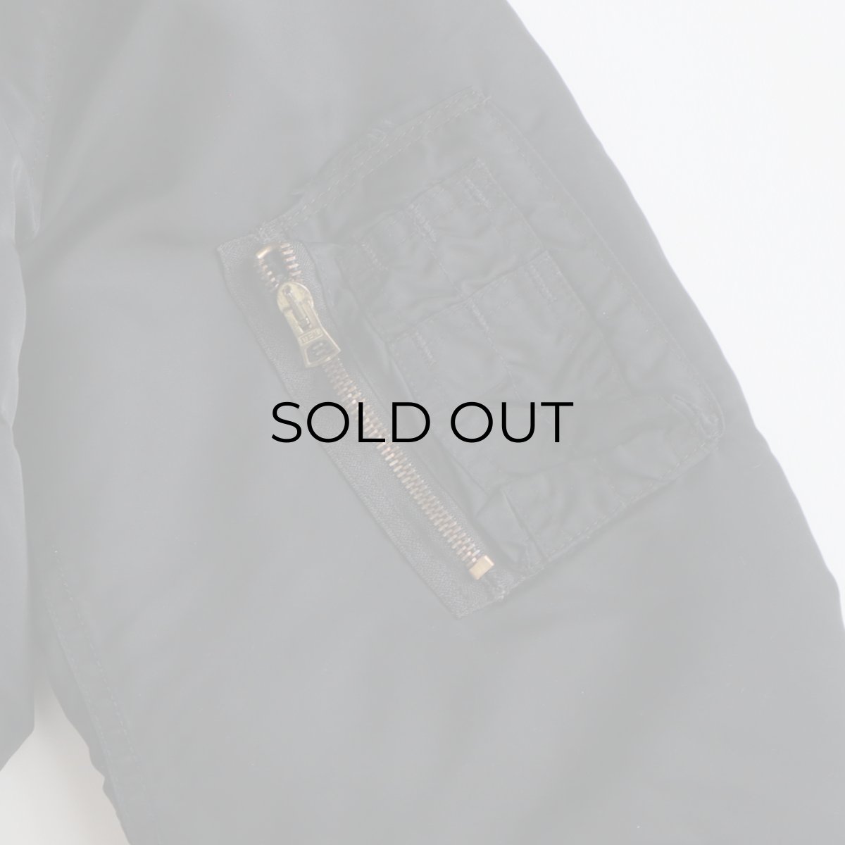 画像6: 80's SCHOTT BROS. INC. BLACK MA-1 style REVERSIBLE ZIP FLIGHT JACKET "MADE IN USA" (6)