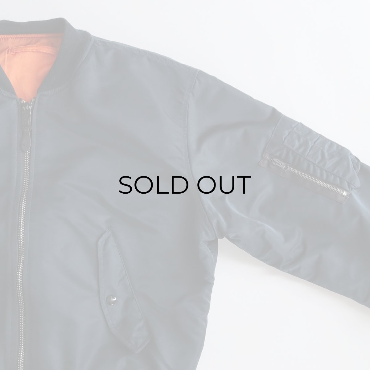 画像3: 80's SPIEWAK MA-1 style REVERSIBLE ZIP FLIGHT JACKET "MADE IN USA" (3)