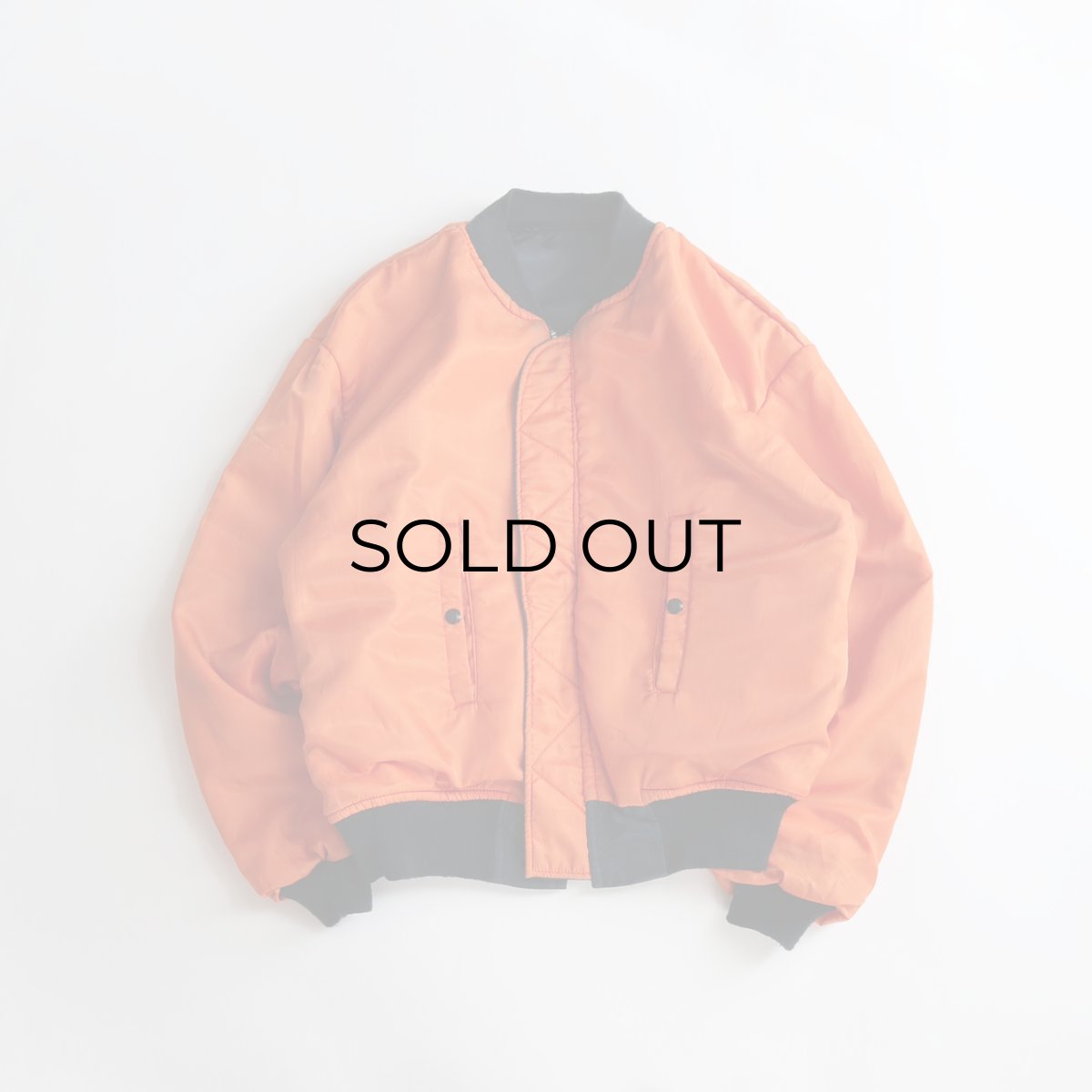 画像10: 80's SPIEWAK MA-1 style REVERSIBLE ZIP FLIGHT JACKET "MADE IN USA" (10)