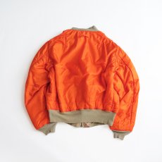 画像11: 〜90's ALPHA MA-1 style DESERT CAMOUFLAGE REVERSIBLE ZIP FLIGHT JACKET "MADE IN USA" (11)