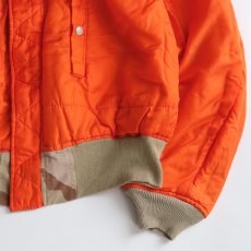 画像12: 〜90's ALPHA MA-1 style DESERT CAMOUFLAGE REVERSIBLE ZIP FLIGHT JACKET "MADE IN USA" (12)