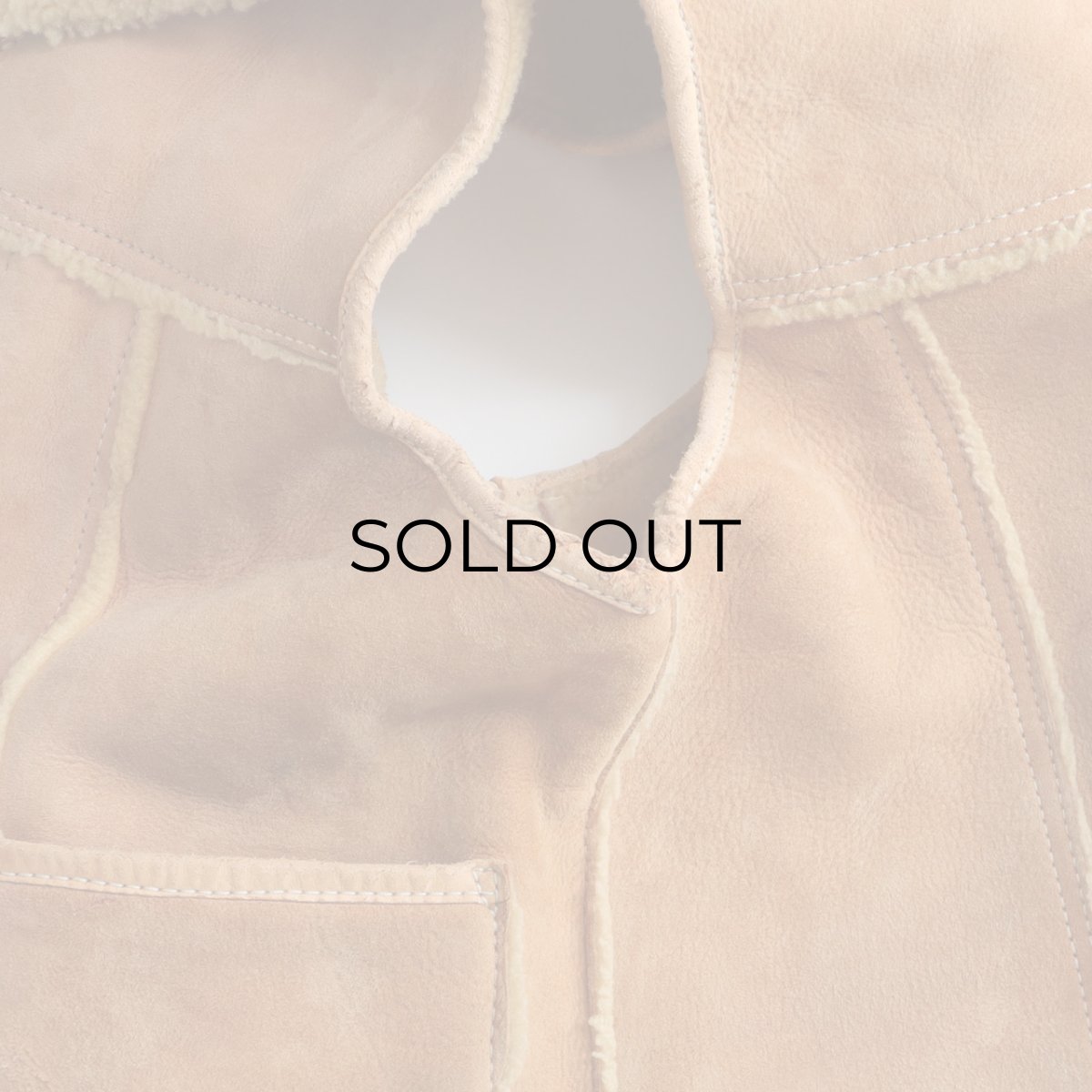 画像13: 70's DIRTY WILL'S SHEEPSKIN SHAWL COLLAR VEST (13)