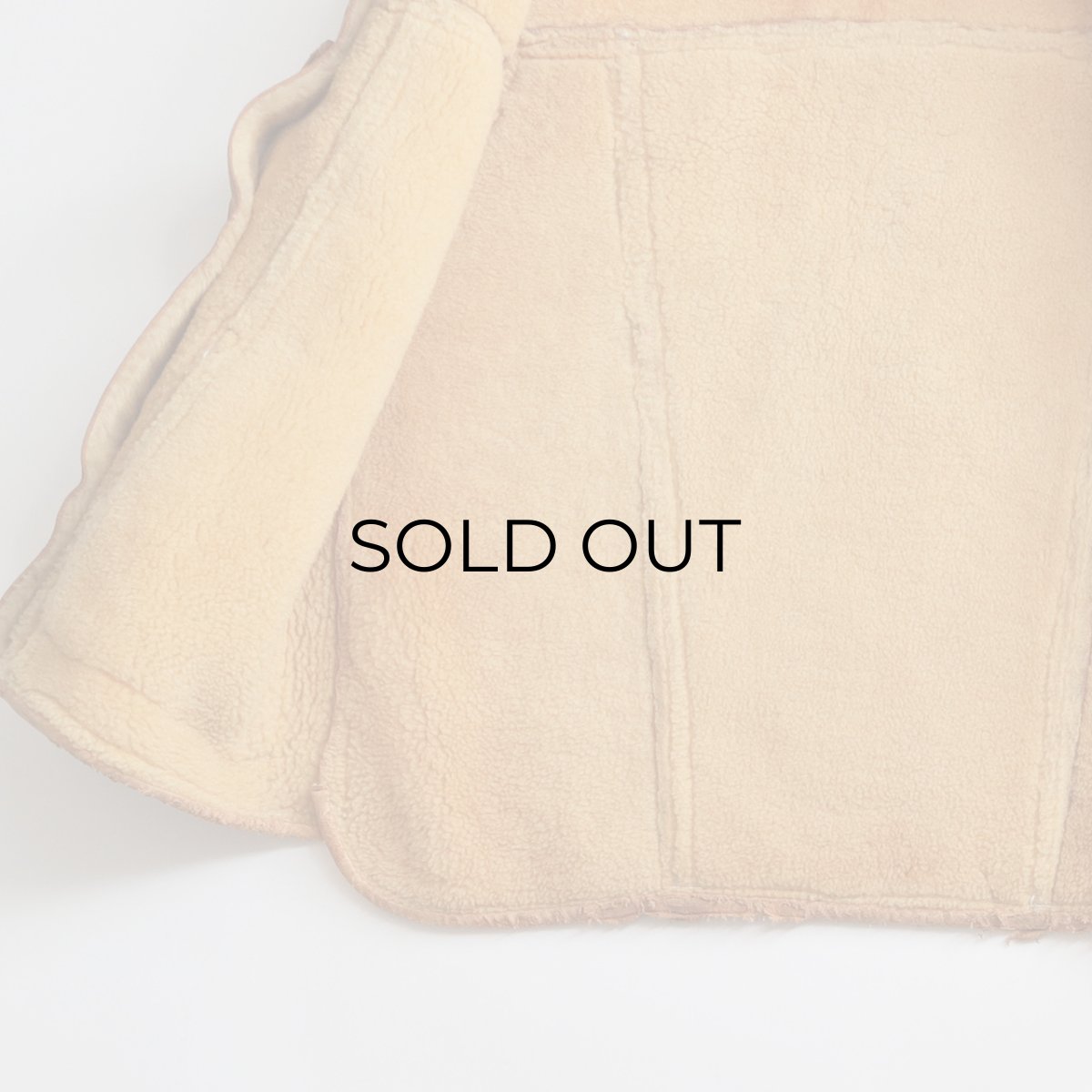 画像11: 70's DIRTY WILL'S SHEEPSKIN SHAWL COLLAR VEST (11)