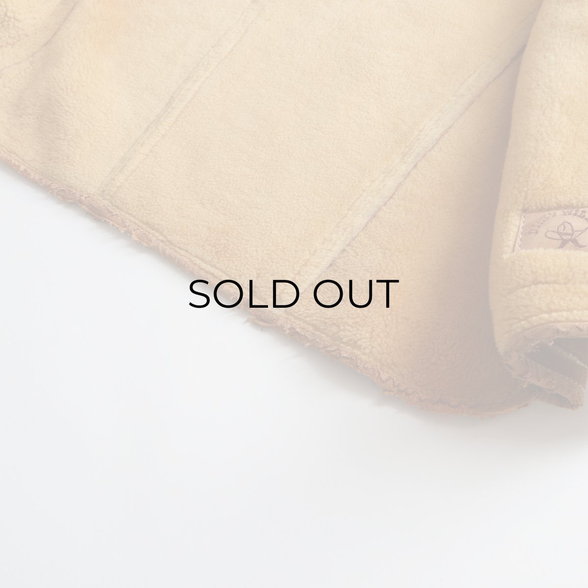 画像10: 70's DIRTY WILL'S SHEEPSKIN SHAWL COLLAR VEST (10)