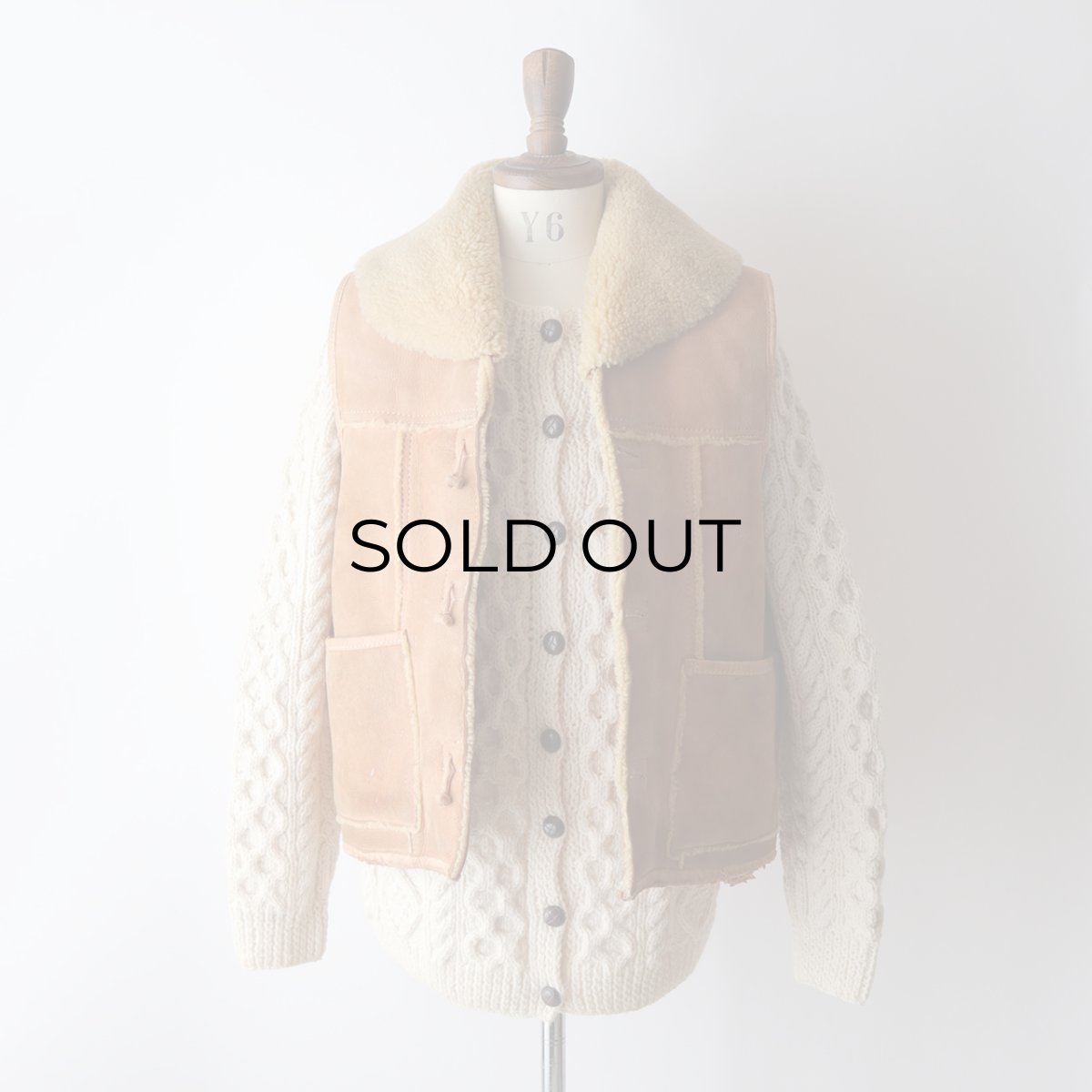 画像14: 70's DIRTY WILL'S SHEEPSKIN SHAWL COLLAR VEST (14)