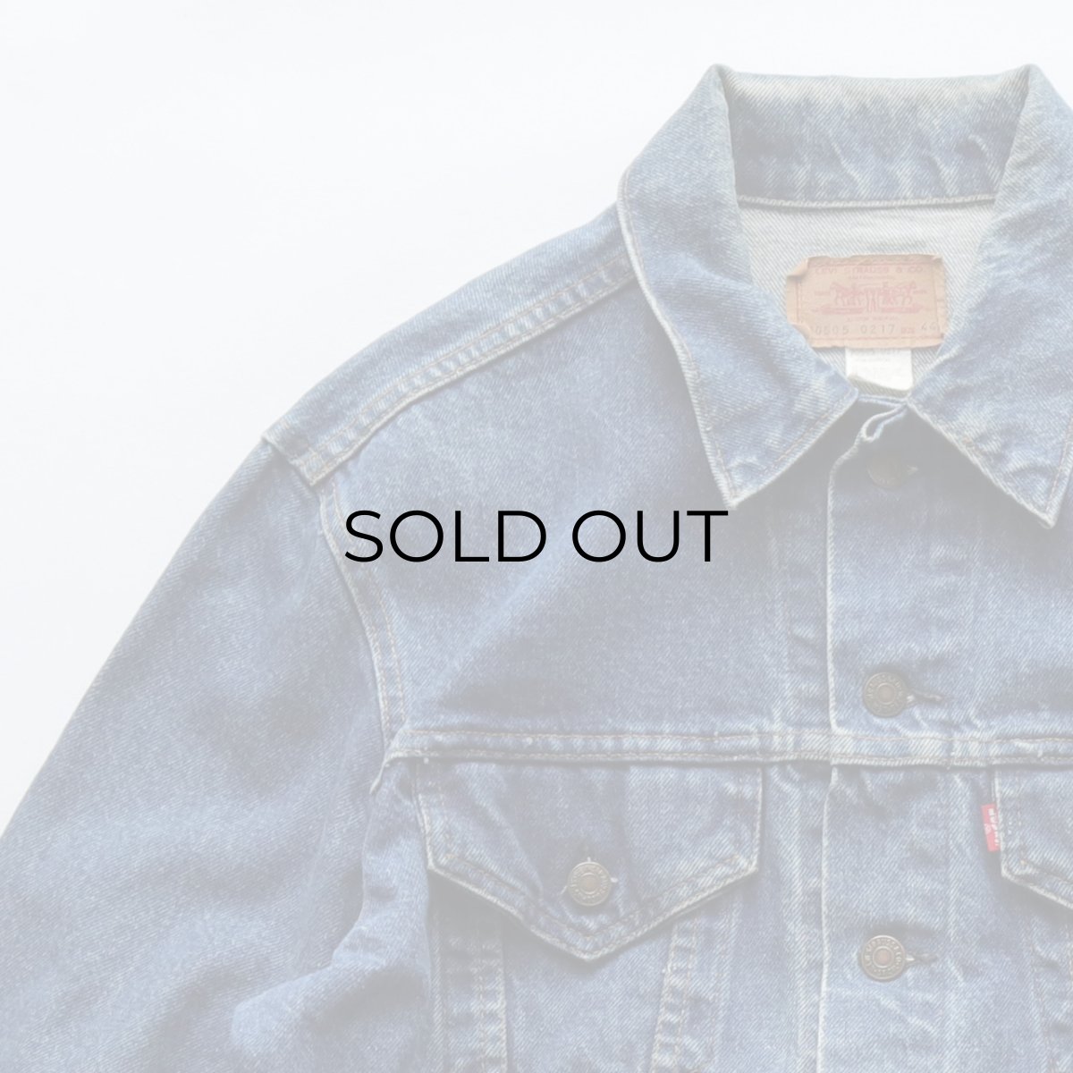 画像3: 〜80's LEVI'S 70505 DENIM TRUCKER JACKET "SIZE 44" (3)