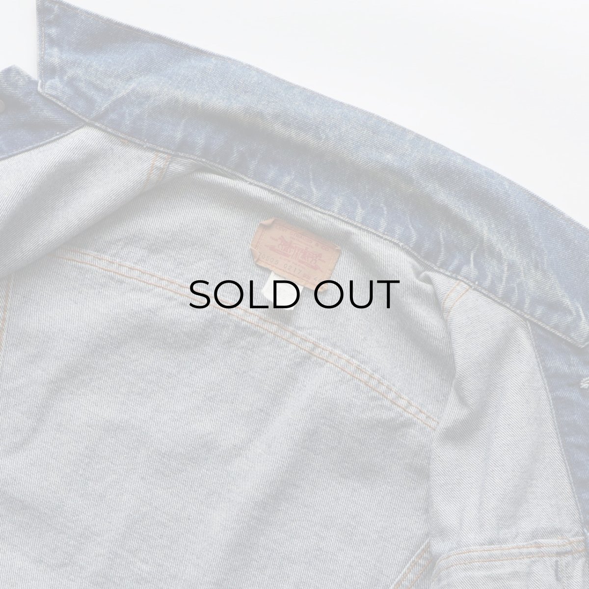 画像8: 〜80's LEVI'S 70505 DENIM TRUCKER JACKET "SIZE 44" (8)