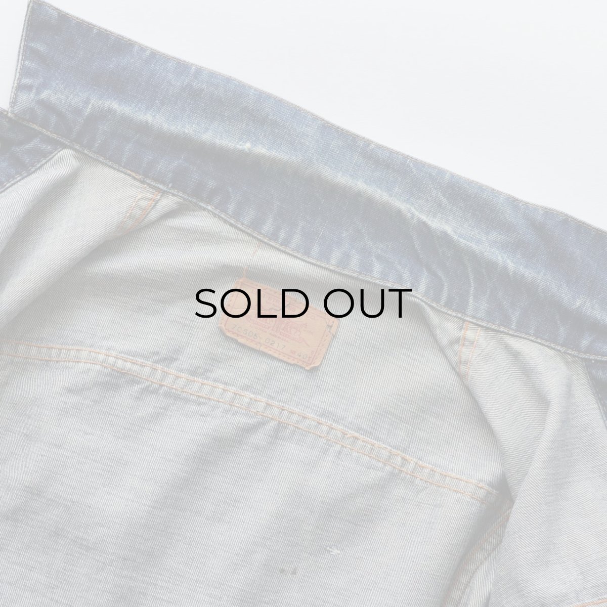 画像7: 60's LEVI'S 70505 DENIM TRUCKER JACKET "BIG E" (7)