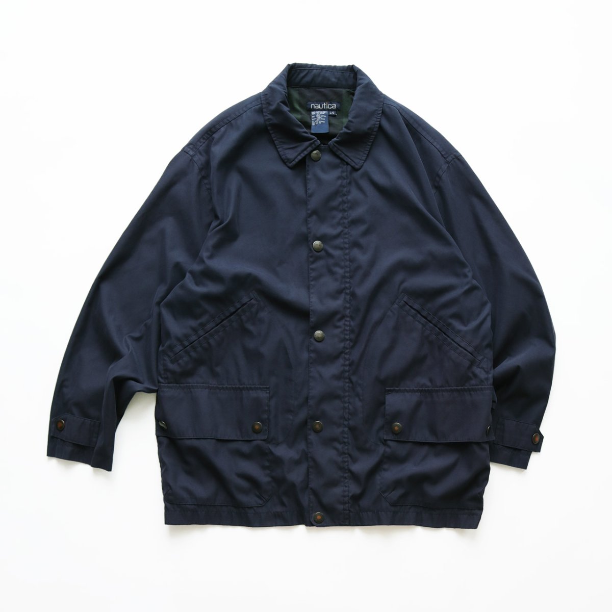 画像1: 〜90's nautica PEACH SKIN FIELD JACKET (1)