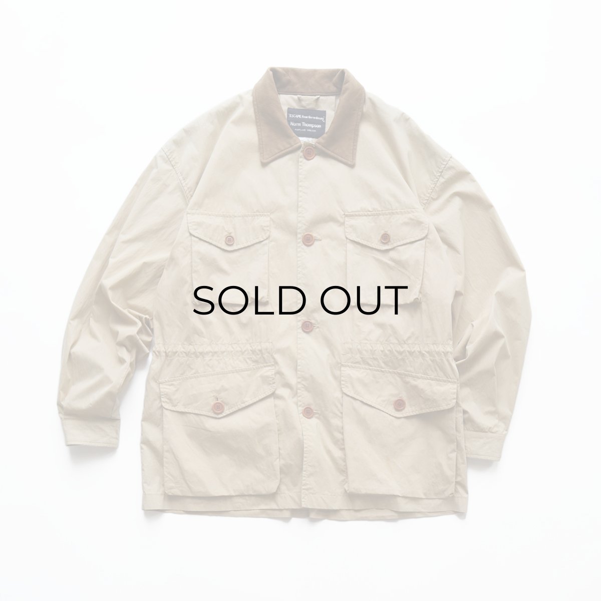 画像1: 80's Norm Thompson COTTON POPLIN FIELD JACKET (1)