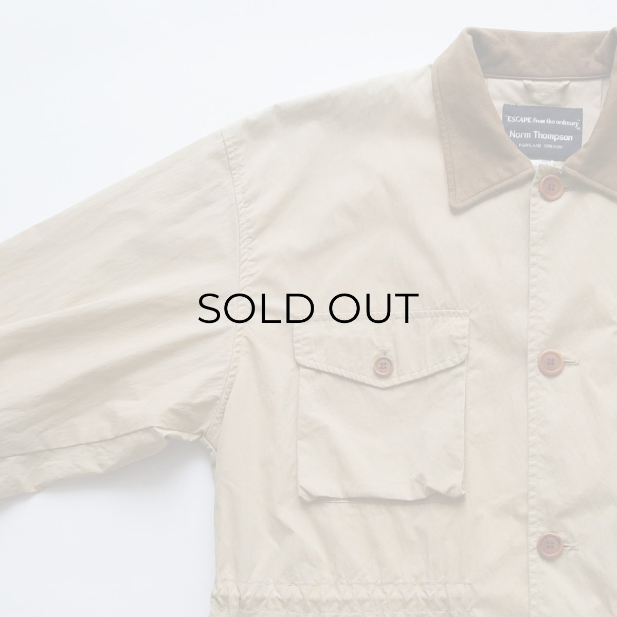 画像4: 80's Norm Thompson COTTON POPLIN FIELD JACKET (4)