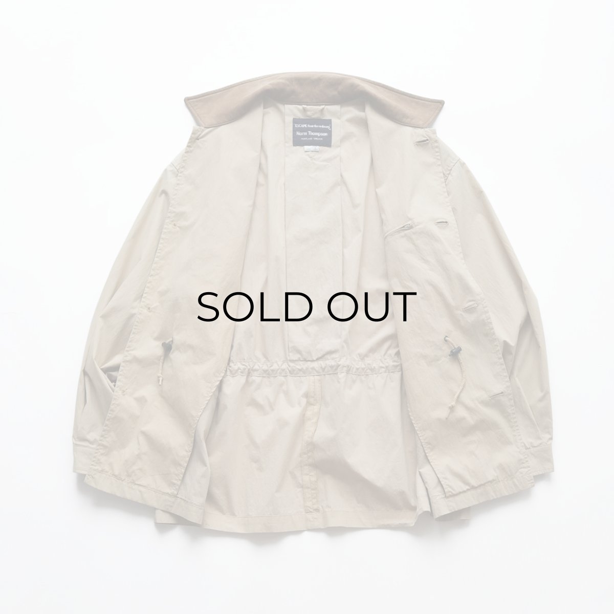 画像2: 80's Norm Thompson COTTON POPLIN FIELD JACKET (2)