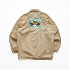 画像1: 〜80's Sears NYLON FLANNEL LINING SNAP COACH JACKET with WAPPEN "OREGON TRAIL" (1)