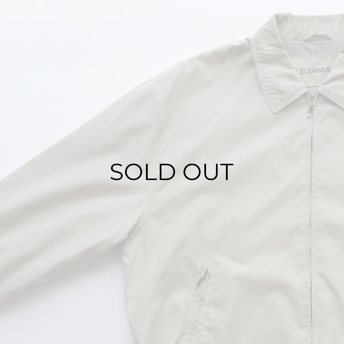 画像4: 〜00's ST. JOHN'S BAY PEACH SKIN ZIP SPORTS JACKET (4)