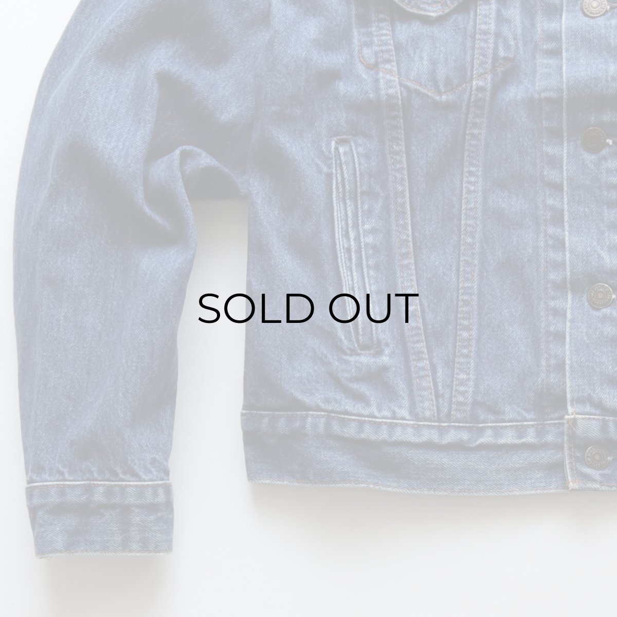 画像4: 80's LEVI'S 70506 DENIM 4-POCKET TRUCKER JACKET "MADE IN CANADA" (4)