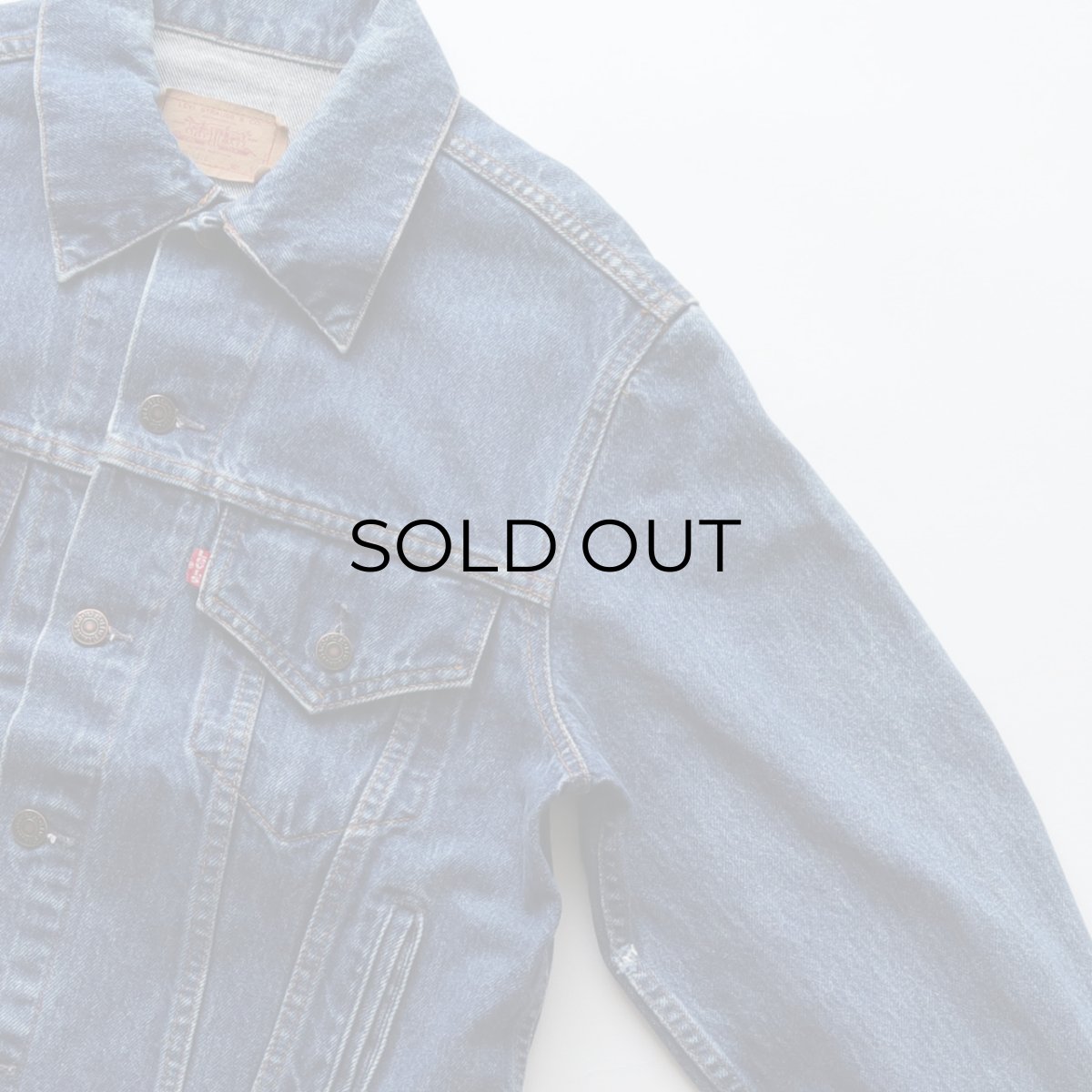 画像3: 80's LEVI'S 70506 DENIM 4-POCKET TRUCKER JACKET "MADE IN CANADA" (3)