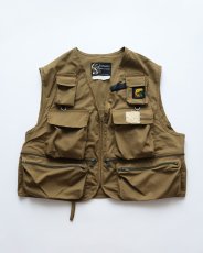 画像1: 70's Columbia COTTON NYLON FISHING VEST (1)