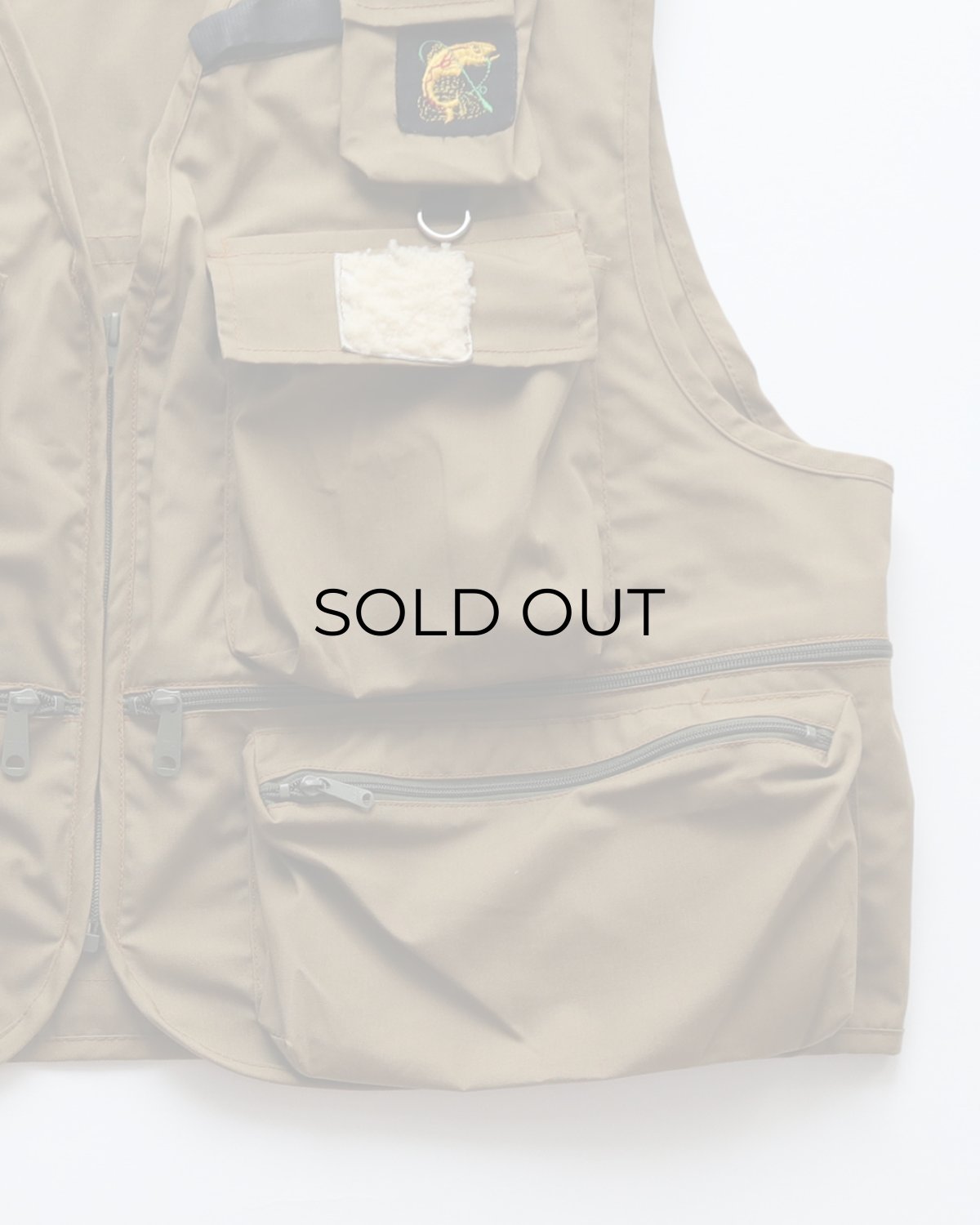 画像4: 70's Columbia COTTON NYLON FISHING VEST (4)