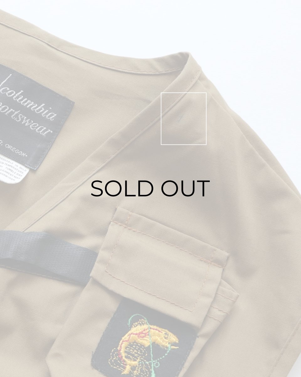 画像8: 70's Columbia COTTON NYLON FISHING VEST (8)
