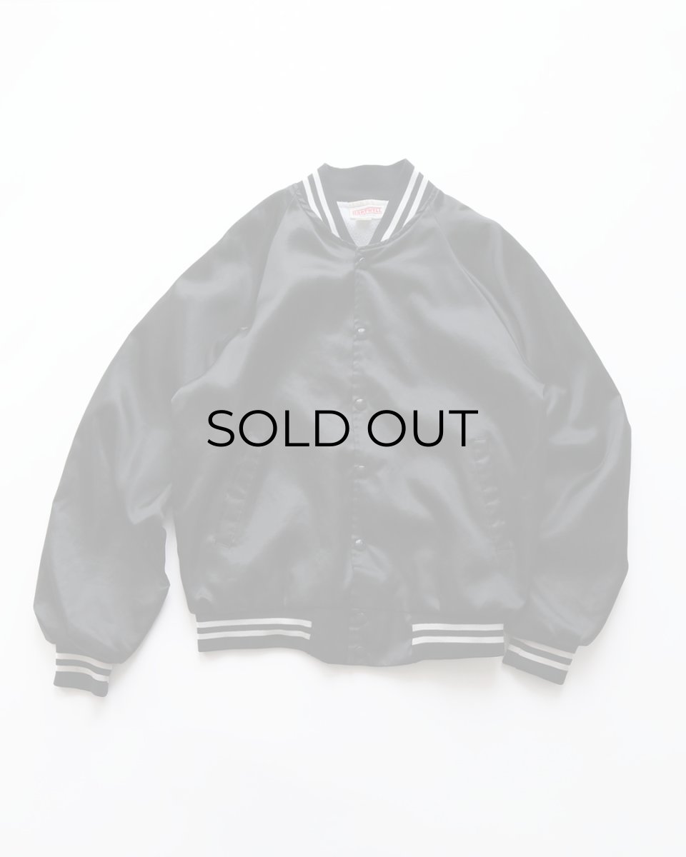 画像1: 〜90's HARTWELL NYLON BACK PRINT FLANNEL LINING SNAP BLOUSON "Range Riders" "MADE IN USA" (1)