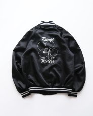 画像3: 〜90's HARTWELL NYLON BACK PRINT FLANNEL LINING SNAP BLOUSON "Range Riders" "MADE IN USA" (3)