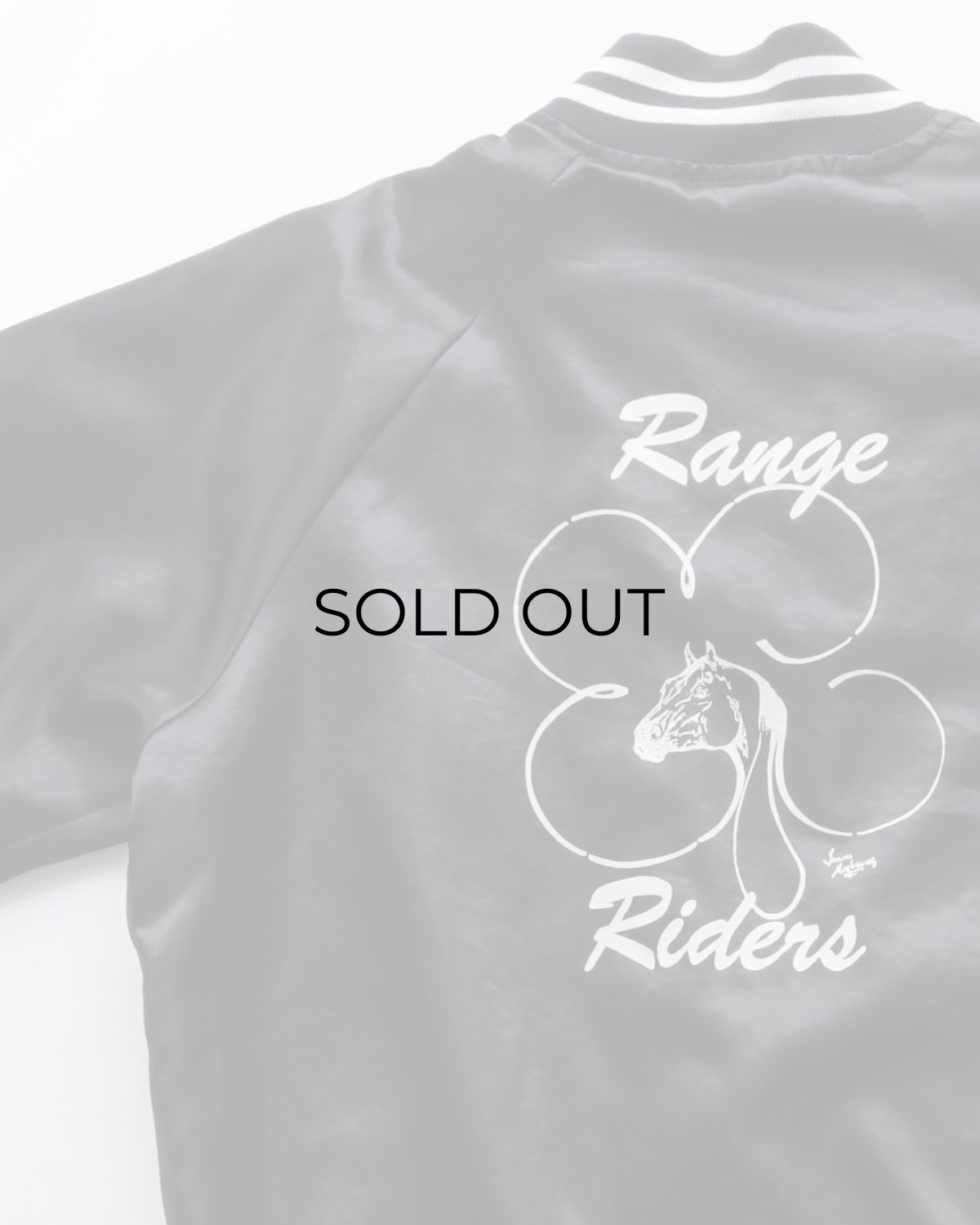 画像6: 〜90's HARTWELL NYLON BACK PRINT FLANNEL LINING SNAP BLOUSON "Range Riders" "MADE IN USA" (6)