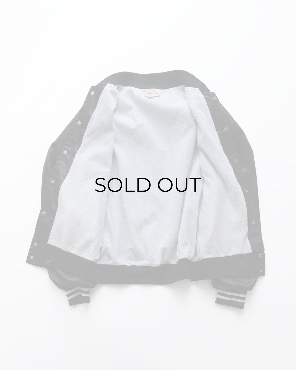 画像2: 〜90's HARTWELL NYLON BACK PRINT FLANNEL LINING SNAP BLOUSON "Range Riders" "MADE IN USA" (2)