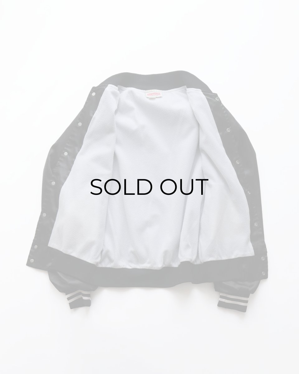 画像2: 〜90's HARTWELL NYLON BACK PRINT FLANNEL LINING SNAP BLOUSON "Range Riders" "MADE IN USA" (2)