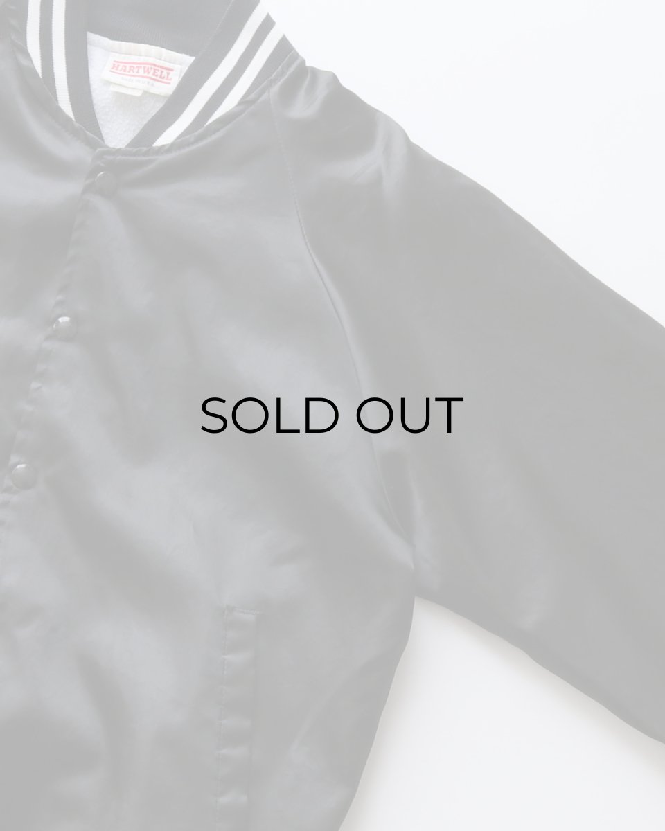 画像4: 〜90's HARTWELL NYLON BACK PRINT FLANNEL LINING SNAP BLOUSON "Range Riders" "MADE IN USA" (4)