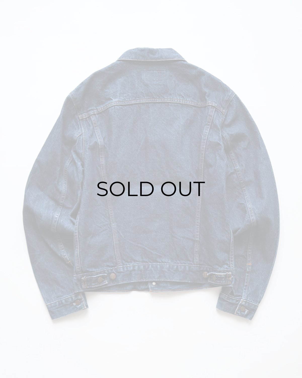 画像2: 80's LEVI'S 71506 COTTON DENIM 4-POCKET TRUCKER JACKET "SIZE 44L" "MADE IN USA" (2)