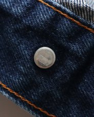 画像13: 80's LEVI'S 71506 COTTON DENIM 4-POCKET TRUCKER JACKET "SIZE 44L" "MADE IN USA" (13)