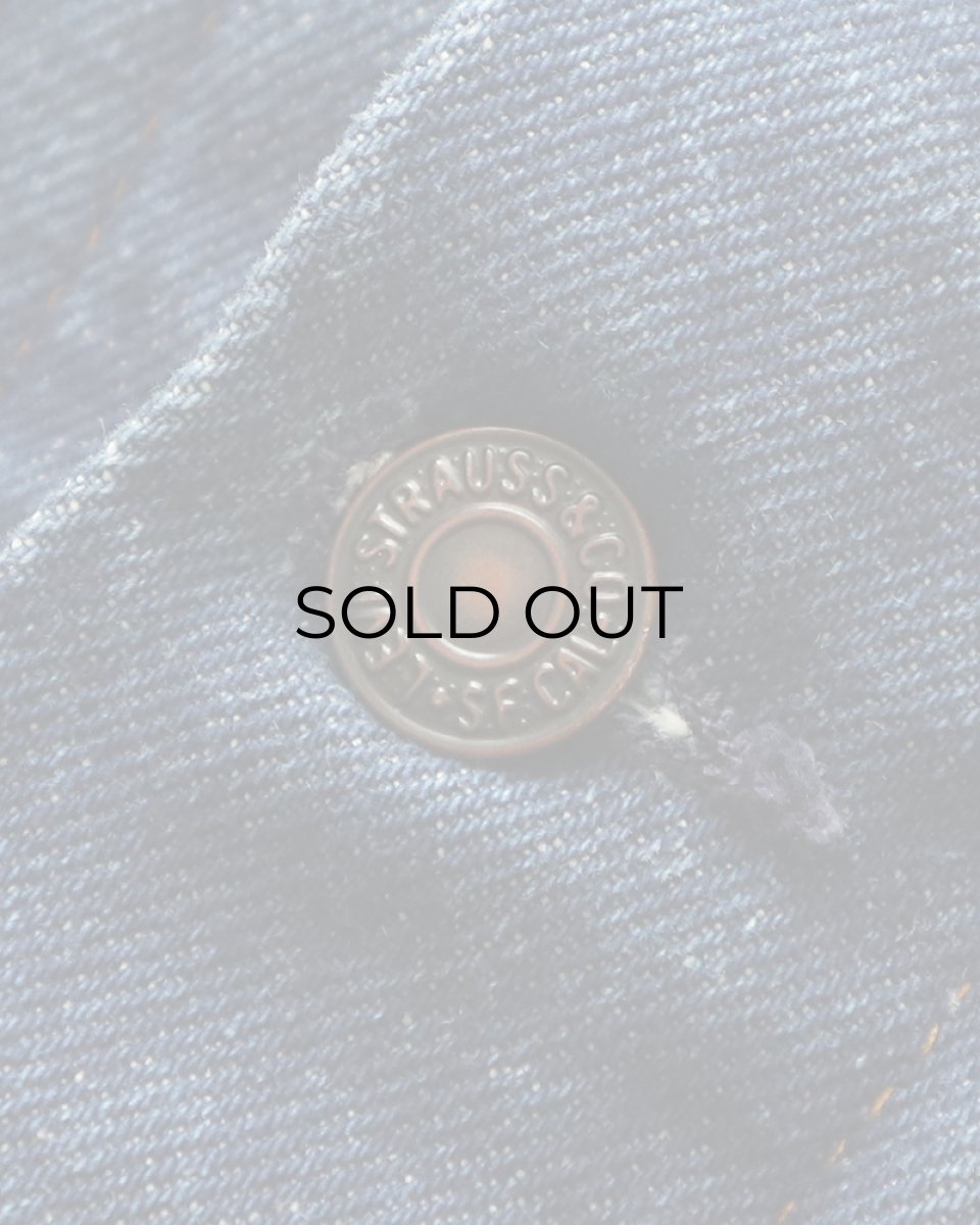 画像12: 80's LEVI'S 71506 COTTON DENIM 4-POCKET TRUCKER JACKET "SIZE 44L" "MADE IN USA" (12)