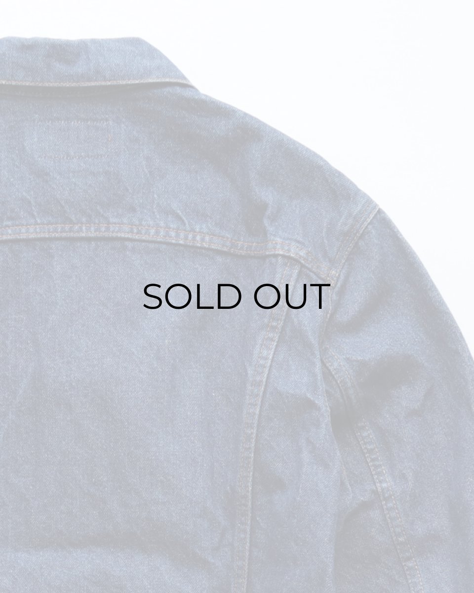 画像6: 80's LEVI'S 71506 COTTON DENIM 4-POCKET TRUCKER JACKET "SIZE 44L" "MADE IN USA" (6)