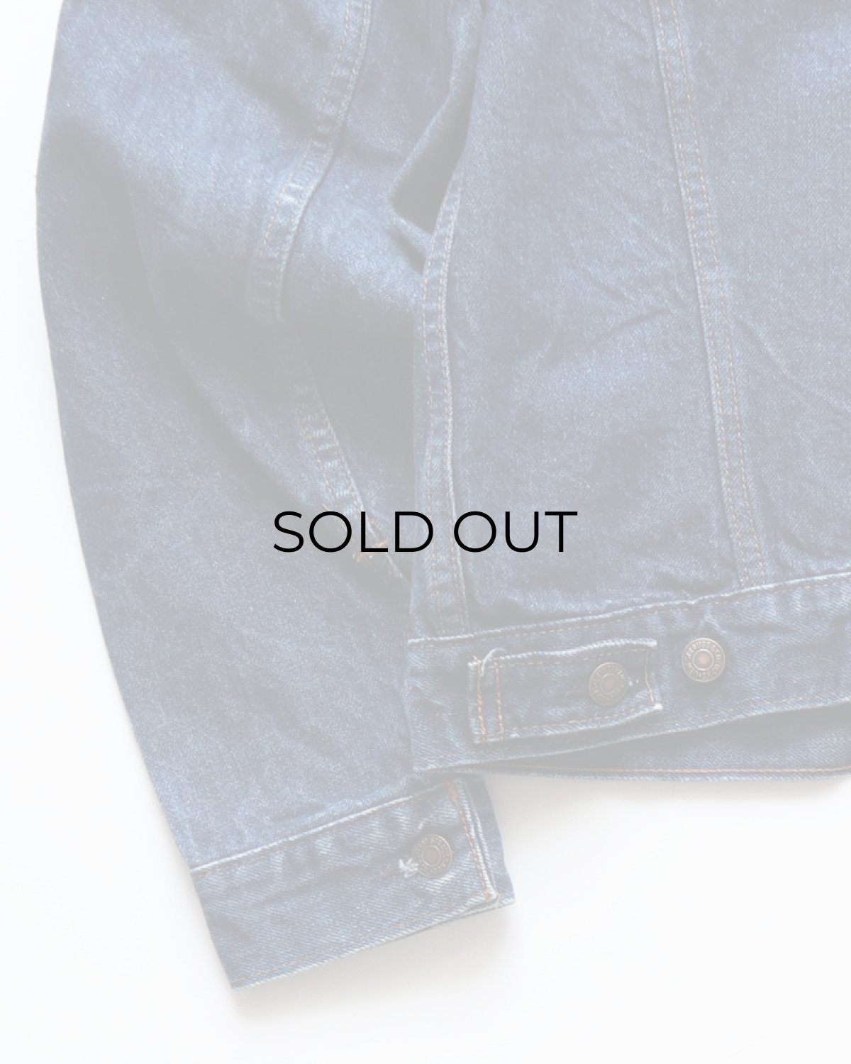 画像7: 80's LEVI'S 71506 COTTON DENIM 4-POCKET TRUCKER JACKET "SIZE 44L" "MADE IN USA" (7)