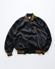 画像1: 〜90's ARTEX NYLON EMBROIDERED LOGO FLANNEL LINING SNAP BLOUSON "US ARMY" "MADE IN USA" (1)