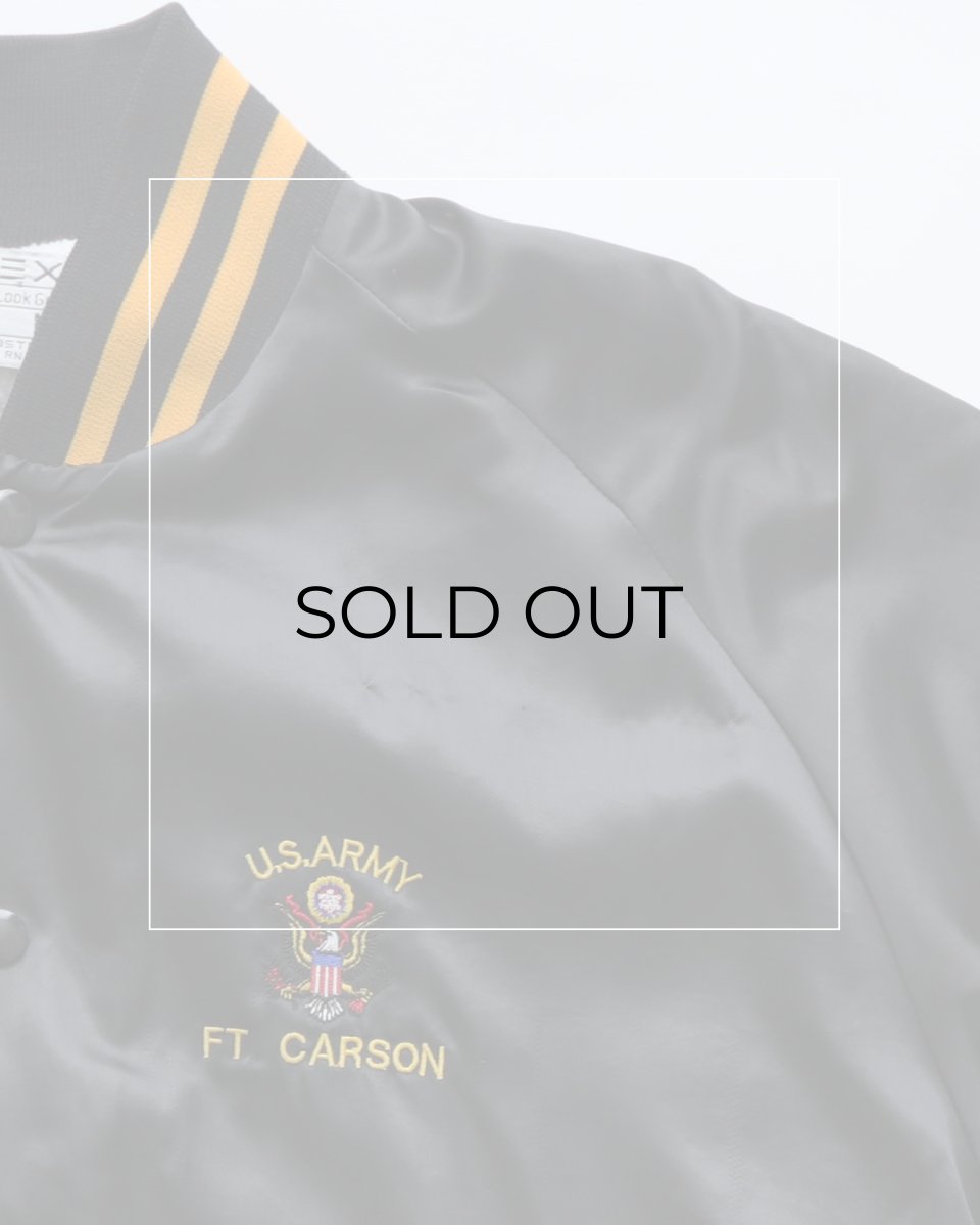 画像8: 〜90's ARTEX NYLON EMBROIDERED LOGO FLANNEL LINING SNAP BLOUSON "US ARMY" "MADE IN USA" (8)