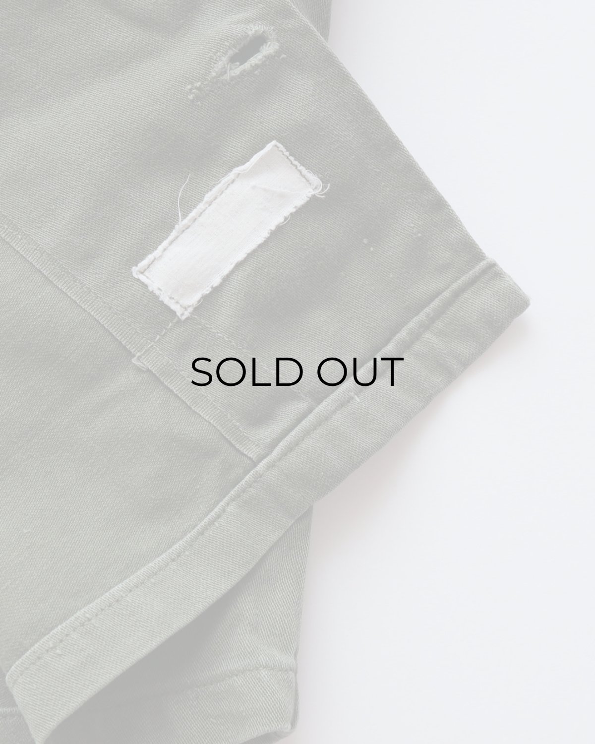 画像8: 60's US ARMY COTTON SATEEN UTILITY SHIRT JACKET with PATCH "1st MODEL" (8)