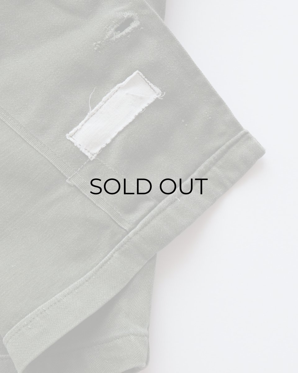 画像8: 60's US ARMY COTTON SATEEN UTILITY SHIRT JACKET with PATCH "1st MODEL" (8)