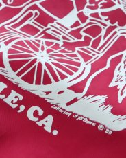 画像9: 〜80's Pla-Jac by Dunbrooke NYLON BACK PRINT FLANNEL LINING SNAP COACH JACKET "MADE IN USA" (9)