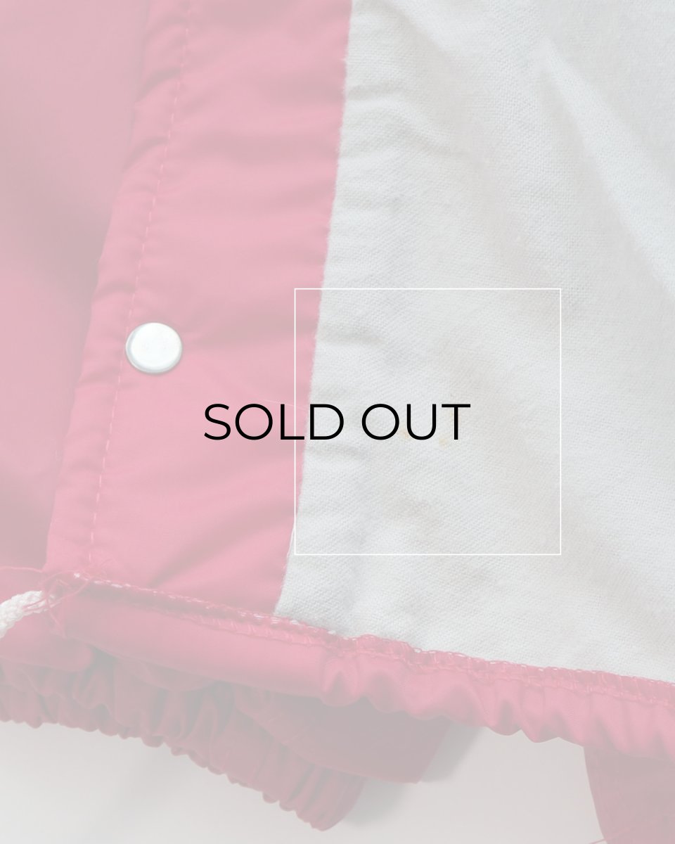 画像12: 〜80's Pla-Jac by Dunbrooke NYLON BACK PRINT FLANNEL LINING SNAP COACH JACKET "MADE IN USA" (12)