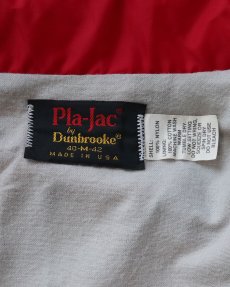 画像7: 〜80's Pla-Jac by Dunbrooke NYLON BACK PRINT FLANNEL LINING SNAP COACH JACKET "MADE IN USA" (7)