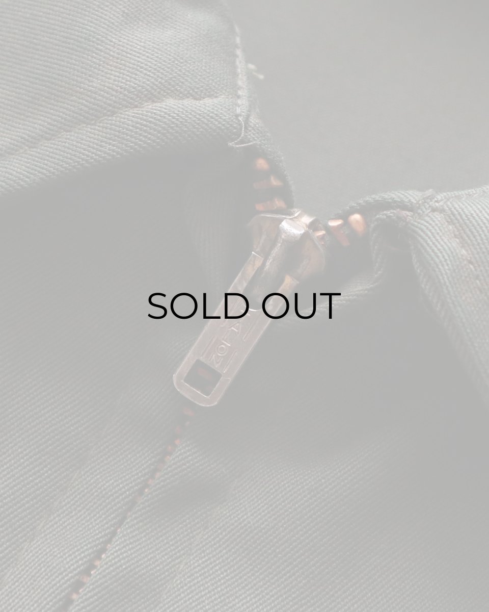 画像13: 60's Nudelman Bros. GABARDINE ZIP WORK JACKET with US FOREST SERVICE PATCH (13)