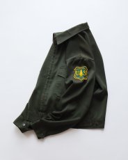 画像3: 60's Nudelman Bros. GABARDINE ZIP WORK JACKET with US FOREST SERVICE PATCH (3)