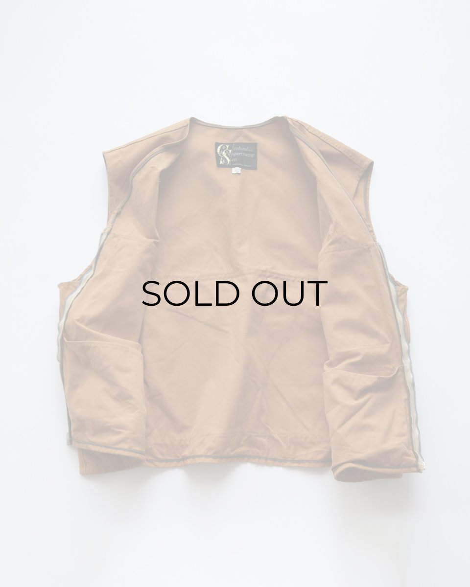 画像2: 60's Columbia Sportswear Co. COTTON DUCK FISHING VEST (2)